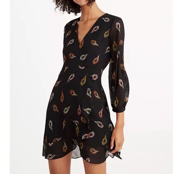 Madewell Dresses & Skirts - MADEWELL poppy dress in peacock feathers
